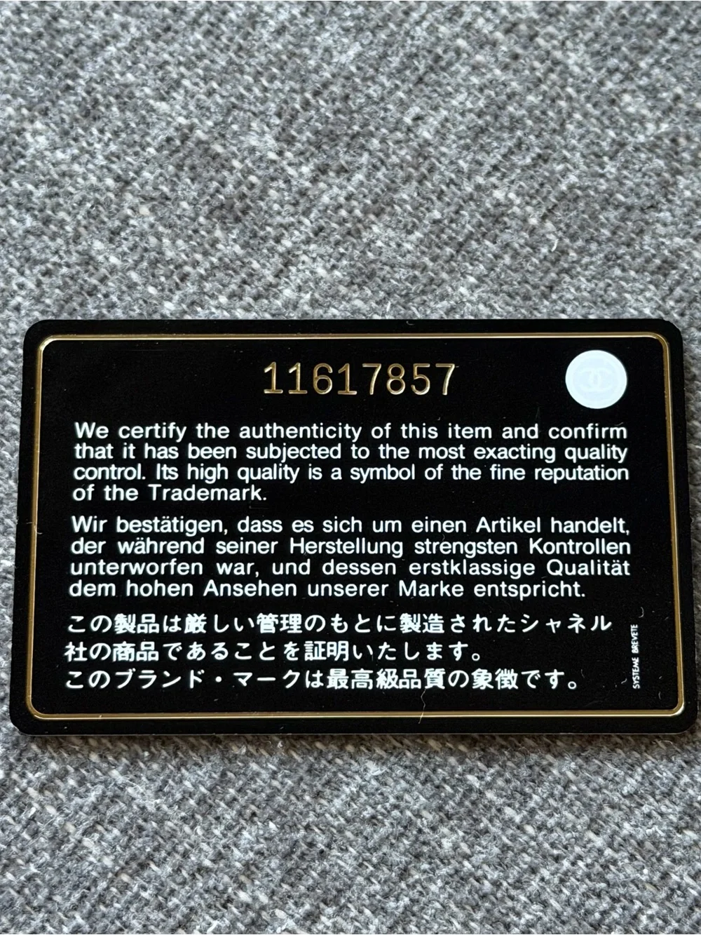 CHANEL Black Long Wallet Silver CC Logo